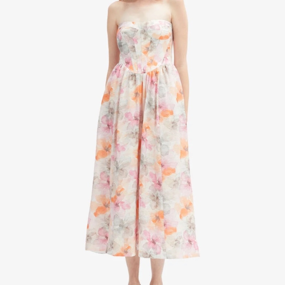 BARDOT Lola Corset Midi Dress